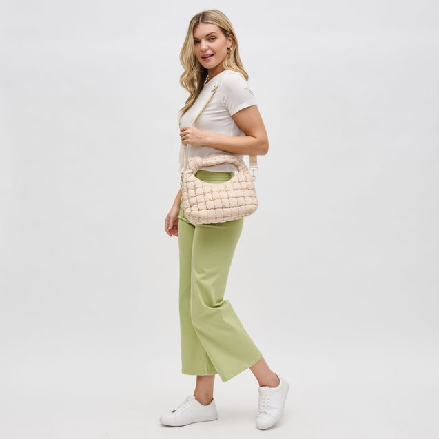 Knot Quilted Mini Tote/Crossbody Bag
