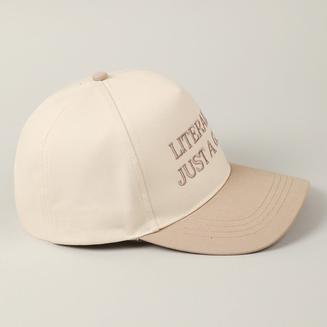 Literally Just a Girl Two Tone Trucker Hat