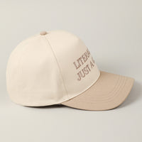 Literally Just a Girl Two Tone Trucker Hat