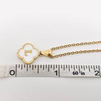 Clover Initial Necklace