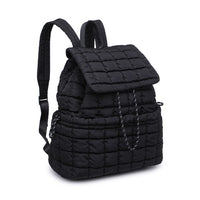 Quilted Puffer Nylon Backpack