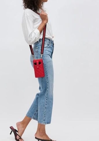 Quilted Cell Phone Crossbody