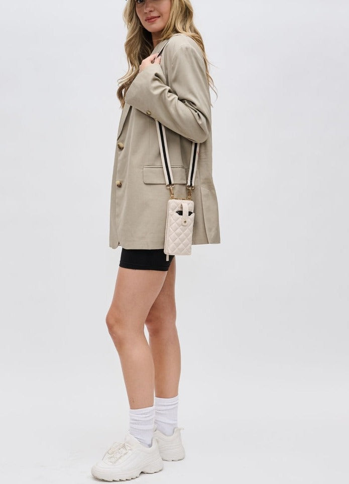 Quilted Cell Phone Crossbody
