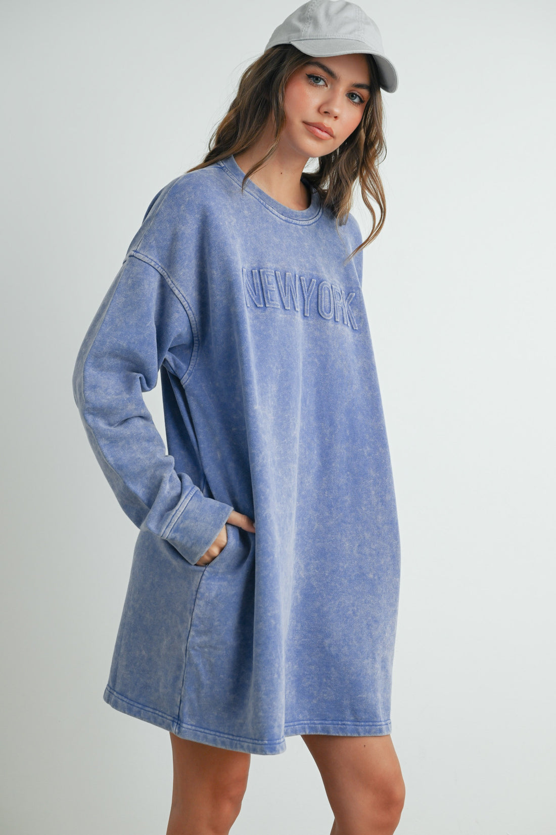 New York Sweatshirt Dress