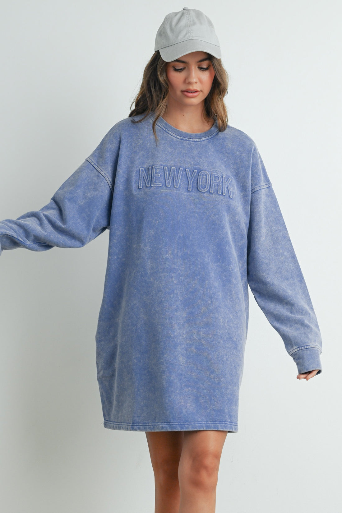 New York Sweatshirt Dress