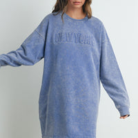New York Sweatshirt Dress