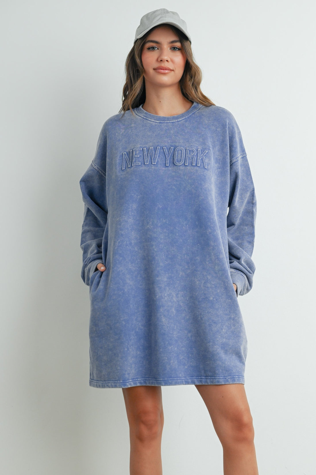 New York Sweatshirt Dress