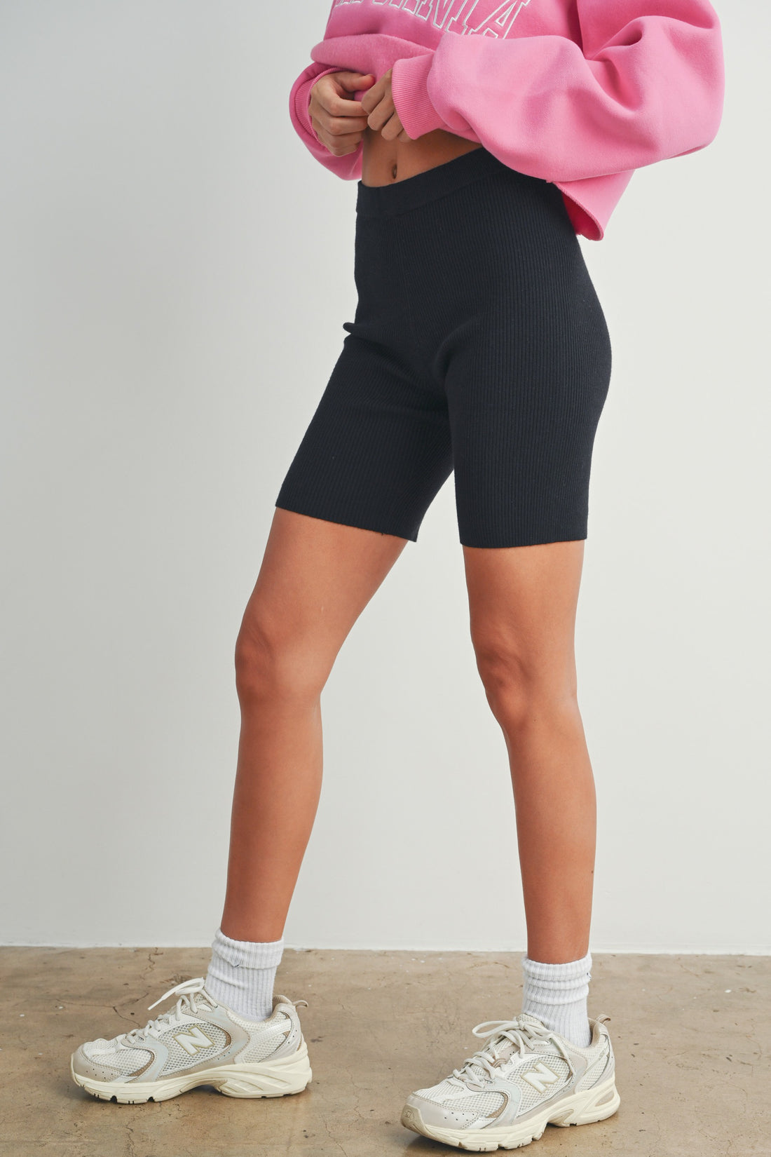 Knit Biker Shorts