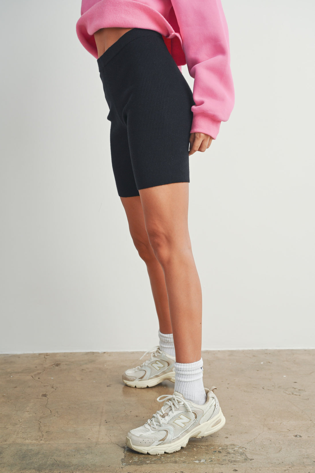 Knit Biker Shorts