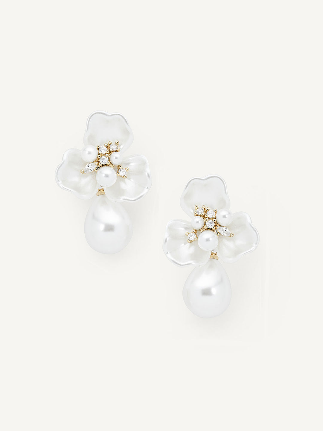 Elisajewels Eden Floral Statement Earrings