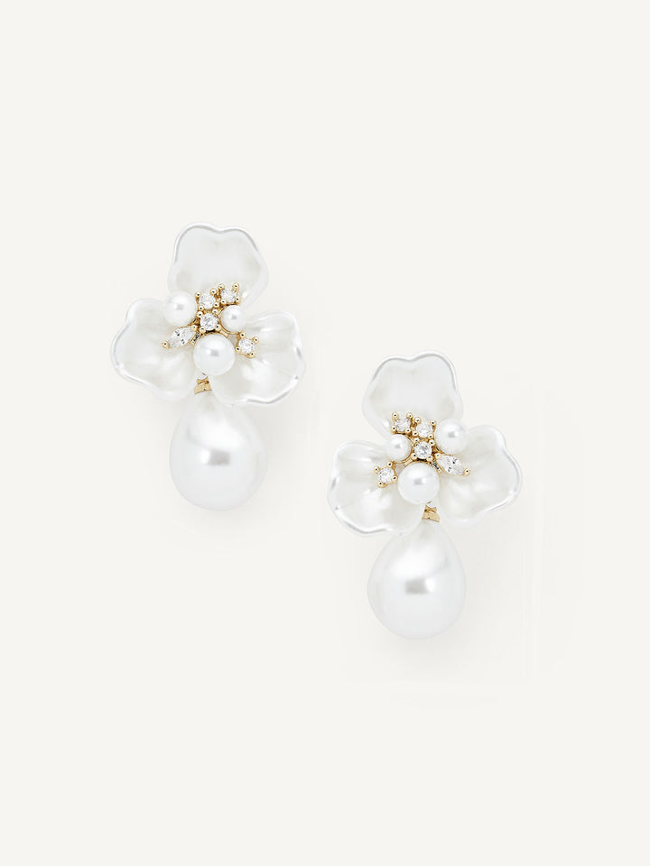 Elisajewels Eden Floral Statement Earrings