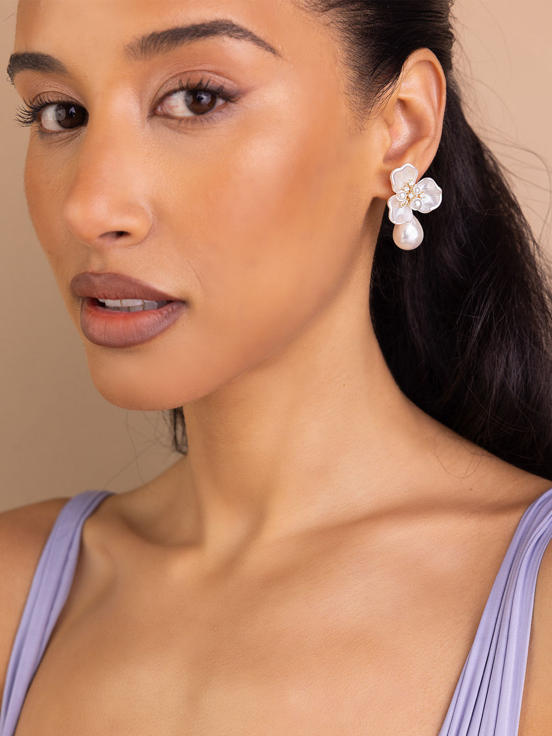 Elisajewels Eden Floral Statement Earrings