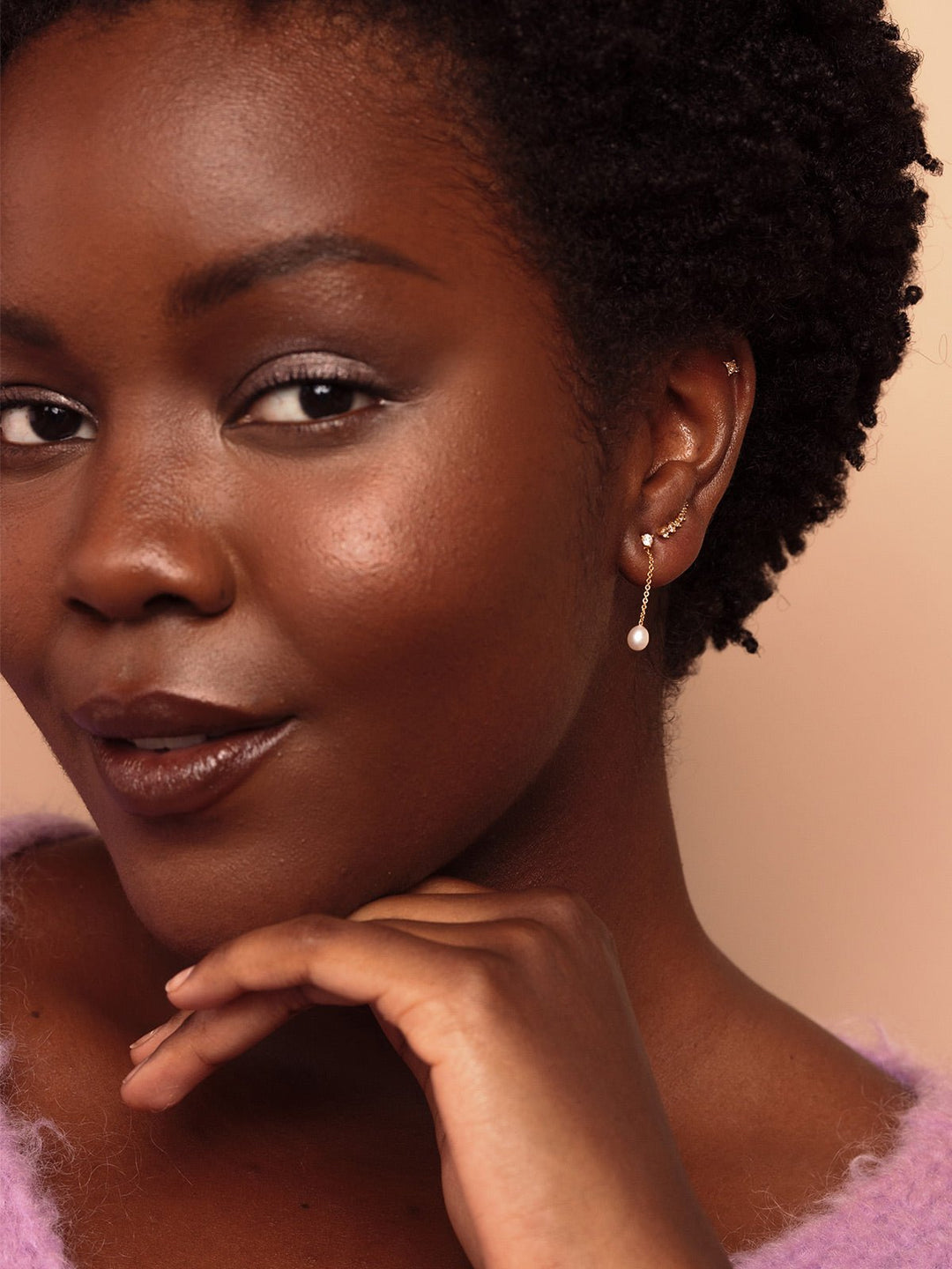 Elisajewels Ellis Freshwater Pearl Drop Earrings