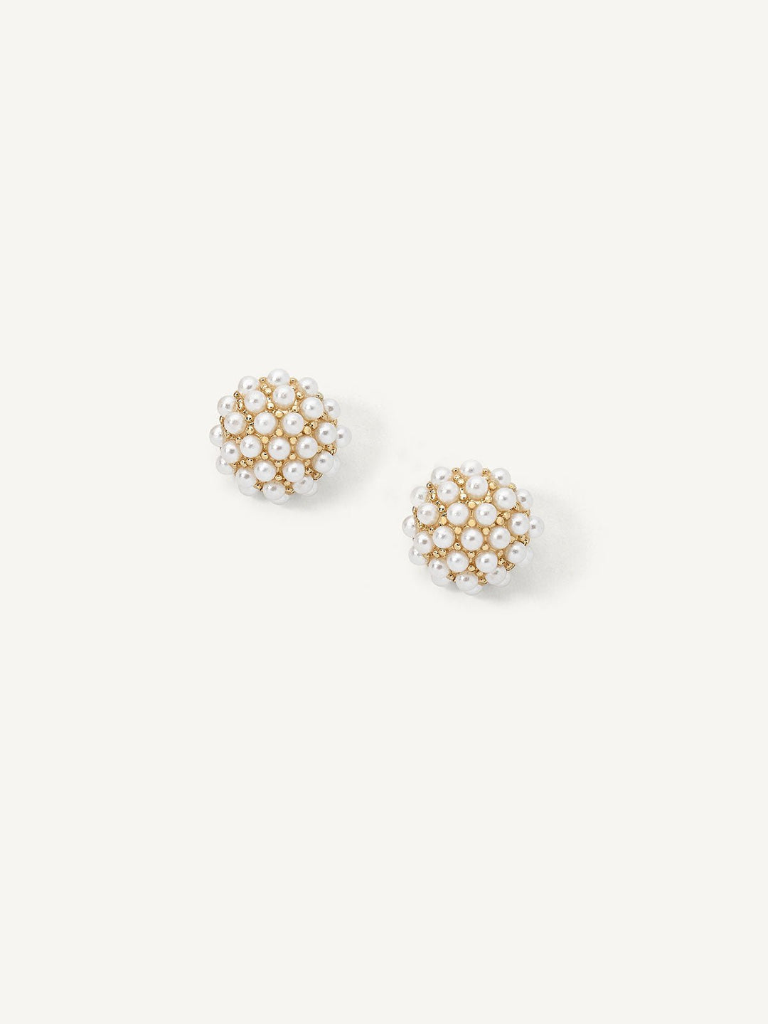 Elisajewels Mini Pearl Pave Studs