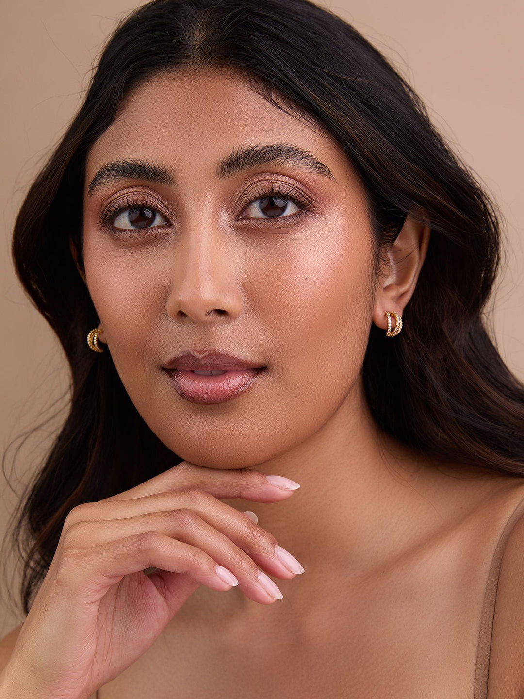 Elisajewels Harper Huggie Hoop Earrings