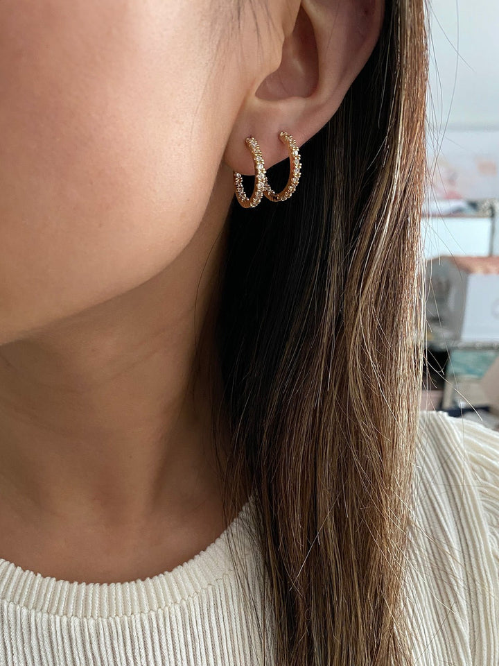 Elisajewels Mina Hoop Earrings