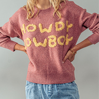 Howdy Cowboy Knit Sweater