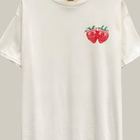 Enjoy The Good Days Berry Oversized T-Shirt