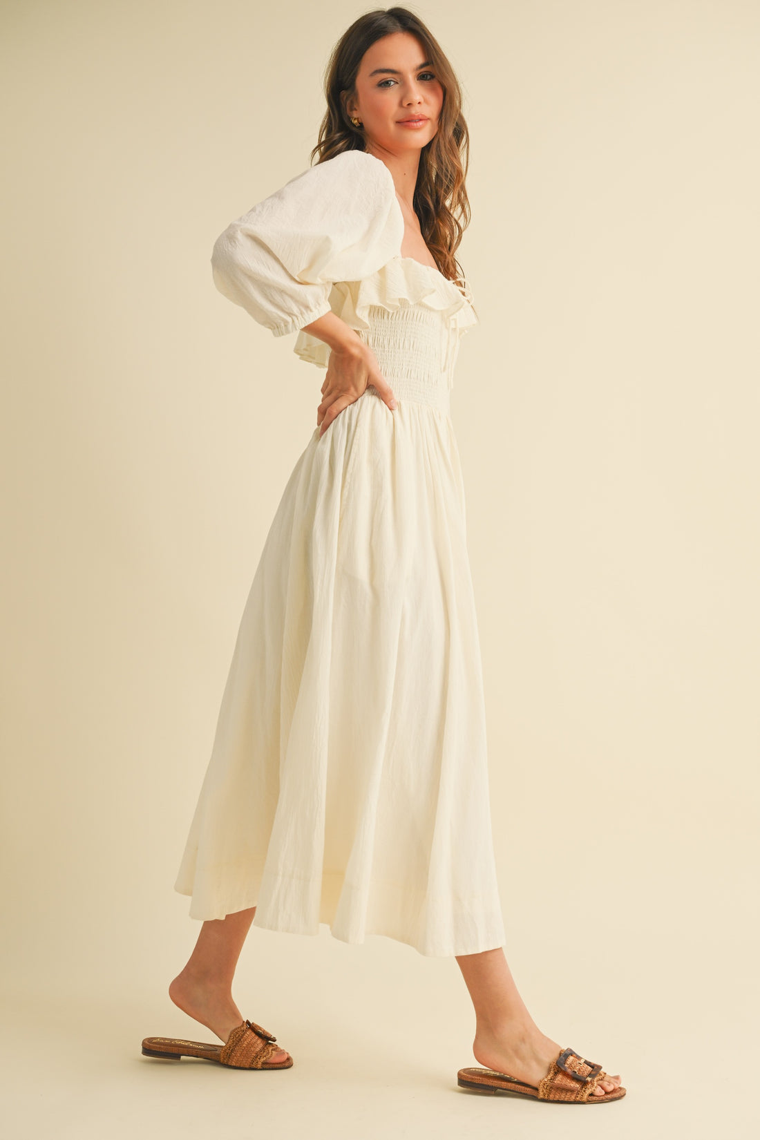 Oasis Flowy Midi Dress