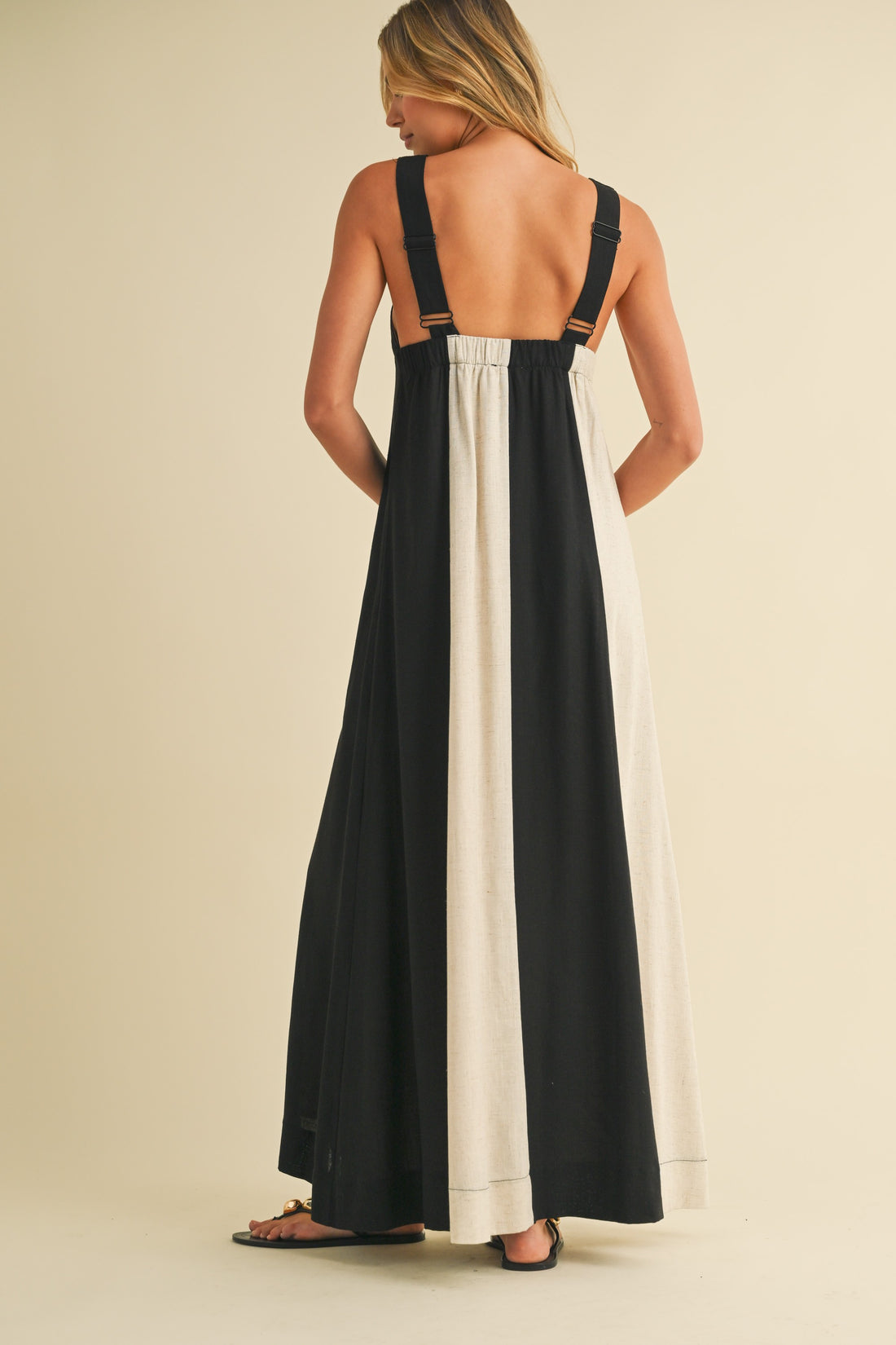 Color Block Summer Maxi Dress