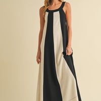 Color Block Summer Maxi Dress