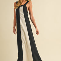 Color Block Summer Maxi Dress