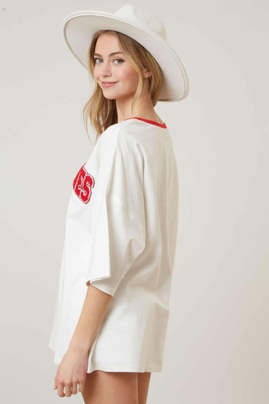 Rolling Stones Embroidery Oversized T