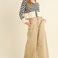 Sailor Collar Cute Sweater Cardigan