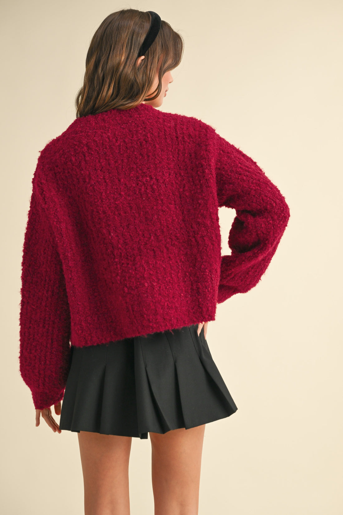 Soft Cozy Button Front Sweater Cardigan