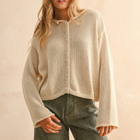 Cozy Button-Up Knit Cardigan