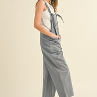 Washed Tencel Cute Jumpsuit