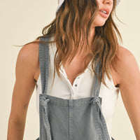 Washed Tencel Cute Jumpsuit