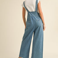 Cute Suspender Denim Jumpsuit