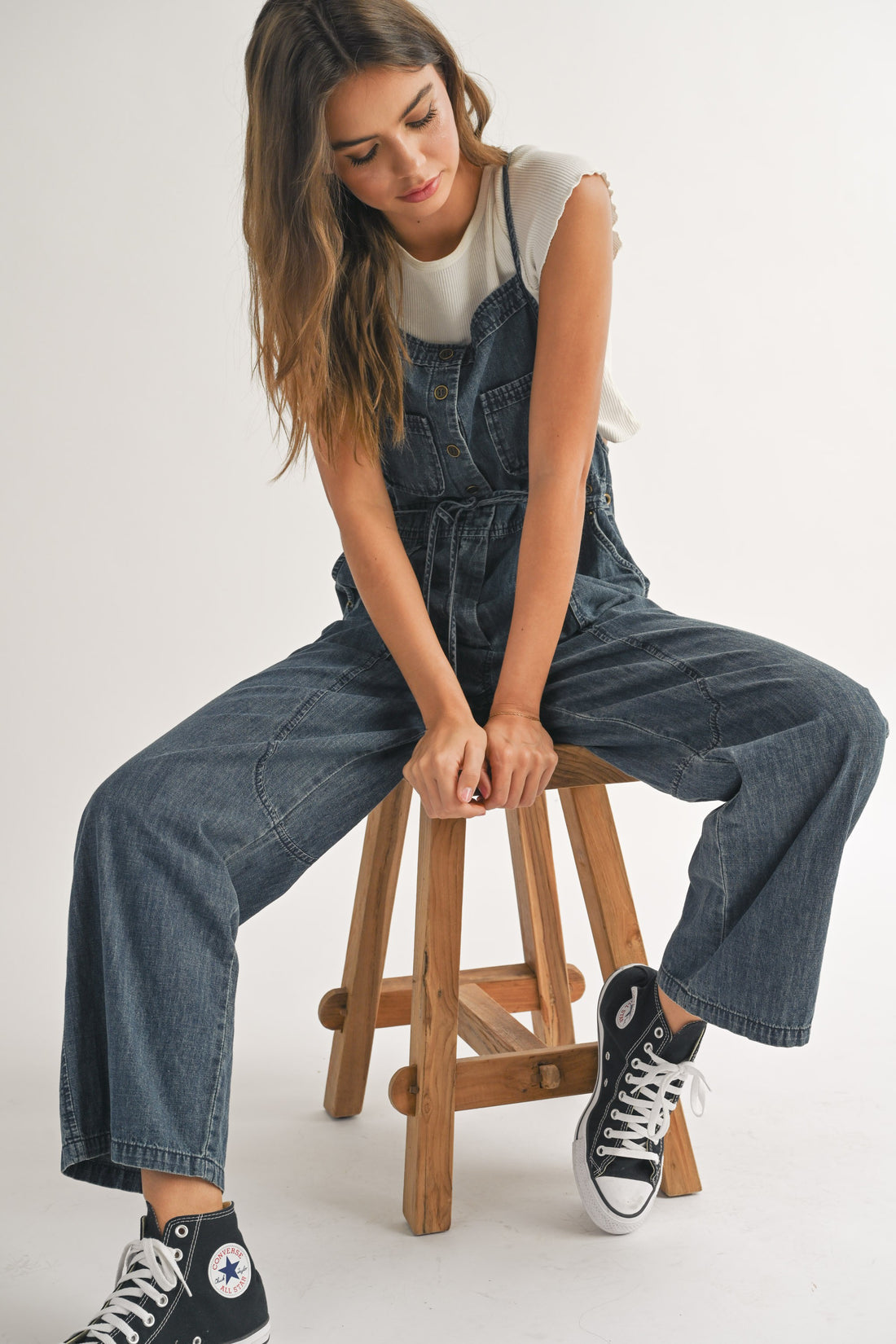 Soft Denim Jumpsuit