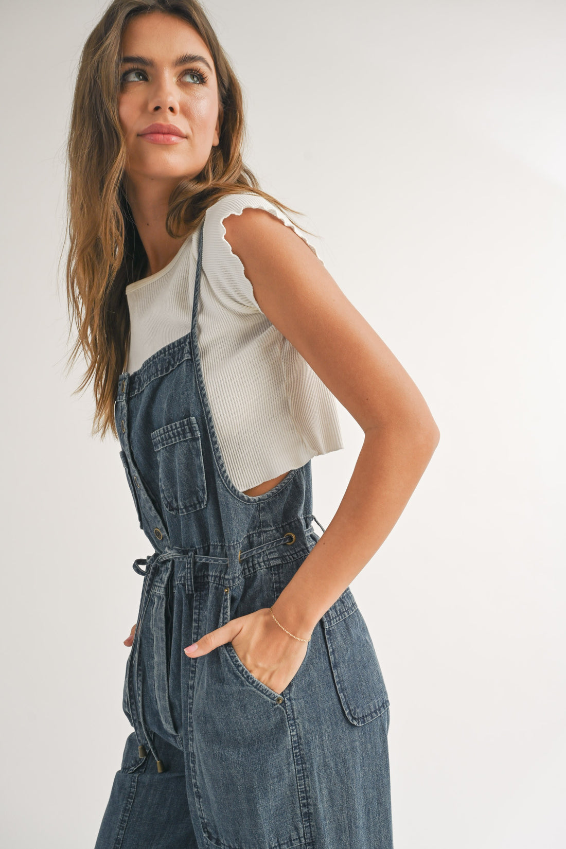 Soft Denim Jumpsuit