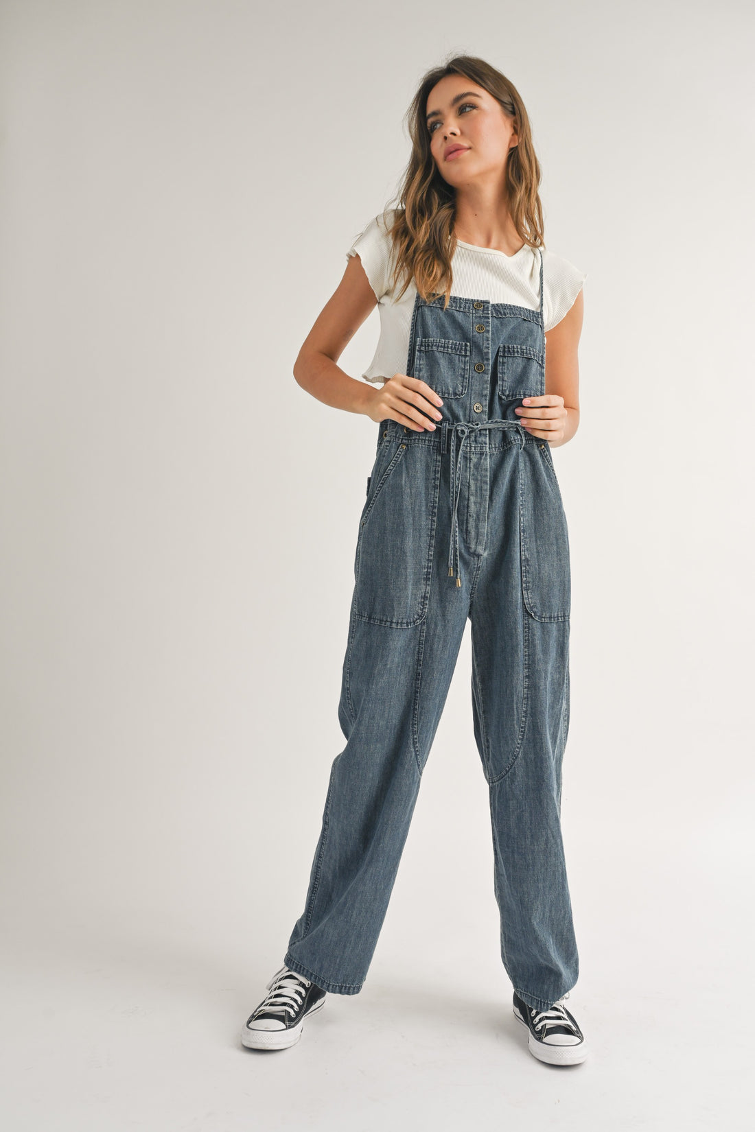 Soft Denim Jumpsuit