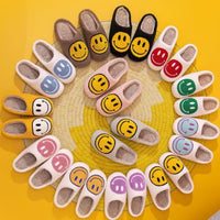 Smile Face Soft Plush Slippers