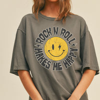 Rock & Roll Makes me Happy Tee