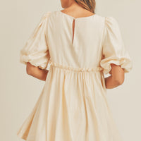Puff Sleeve Babydoll Dress