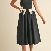 Bow Detail Cami Midi Dress