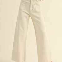Front Pocket Wide Leg Pants