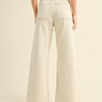 Front Pocket Wide Leg Pants