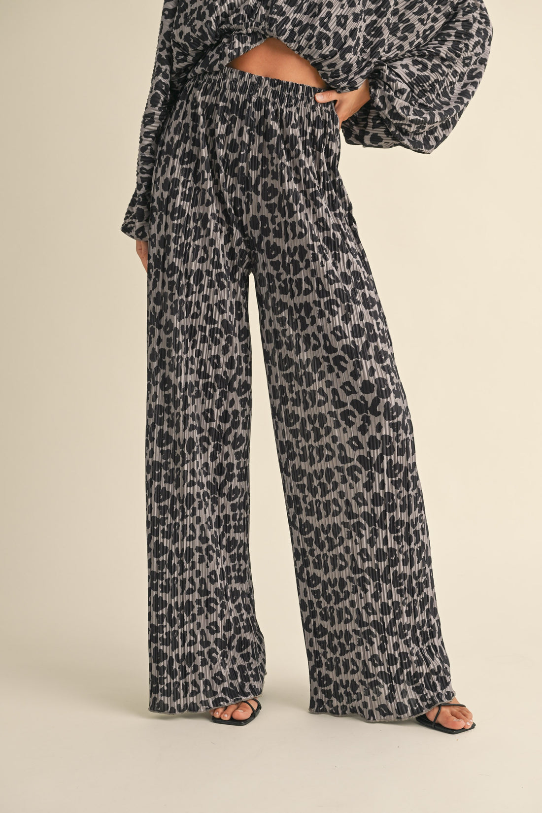 Leopard Wide Pants