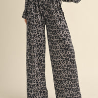 Leopard Wide Pants