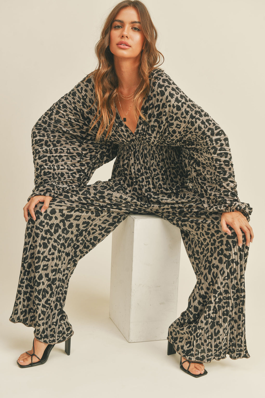 Leopard Wide Pants