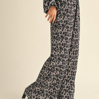 Leopard Wide Pants