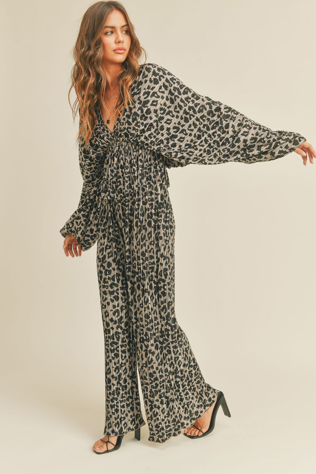Leopard Wide Pants