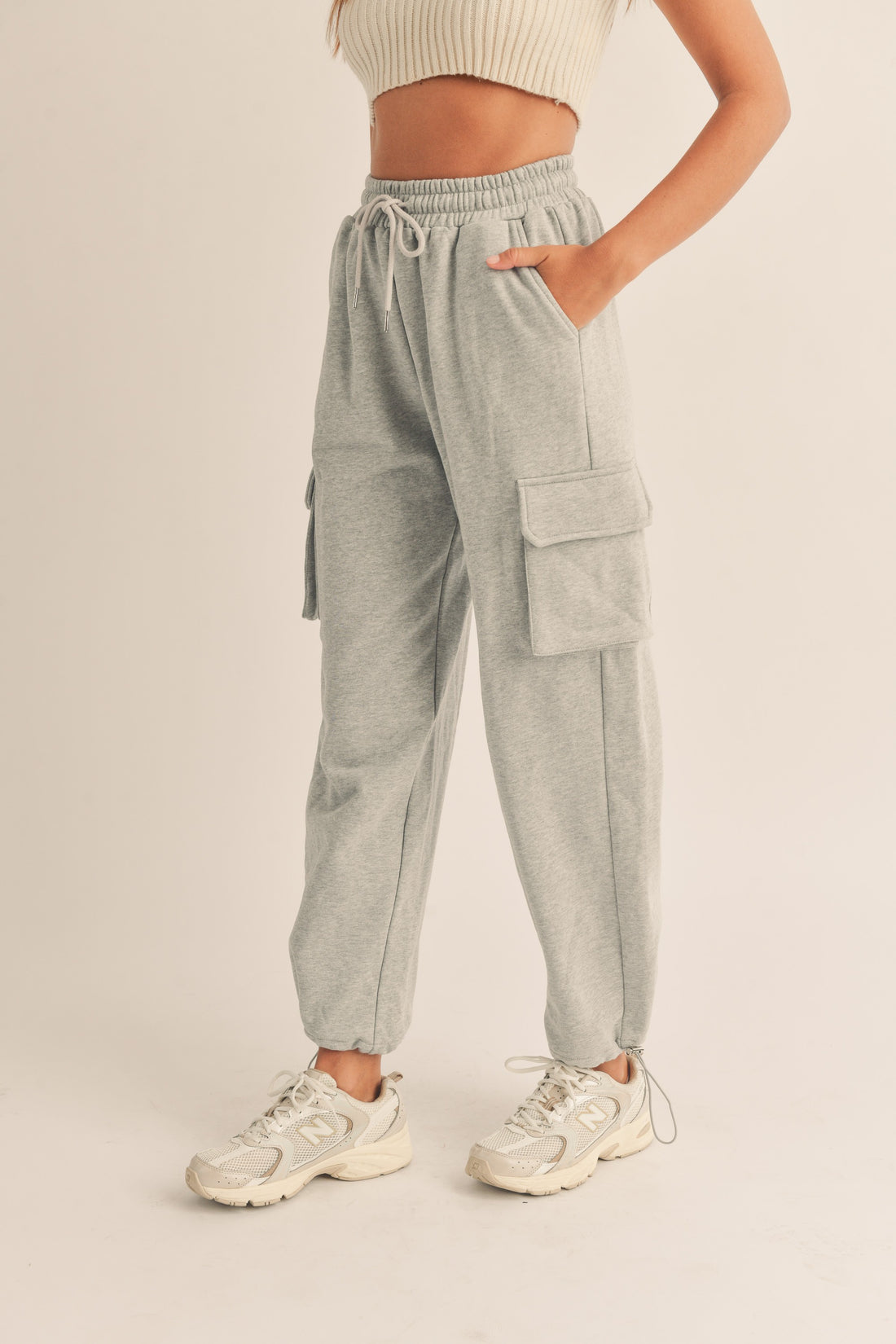 Cargo Pocket Sweat Pants
