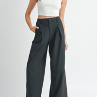 Wide Leg Trouser Pants