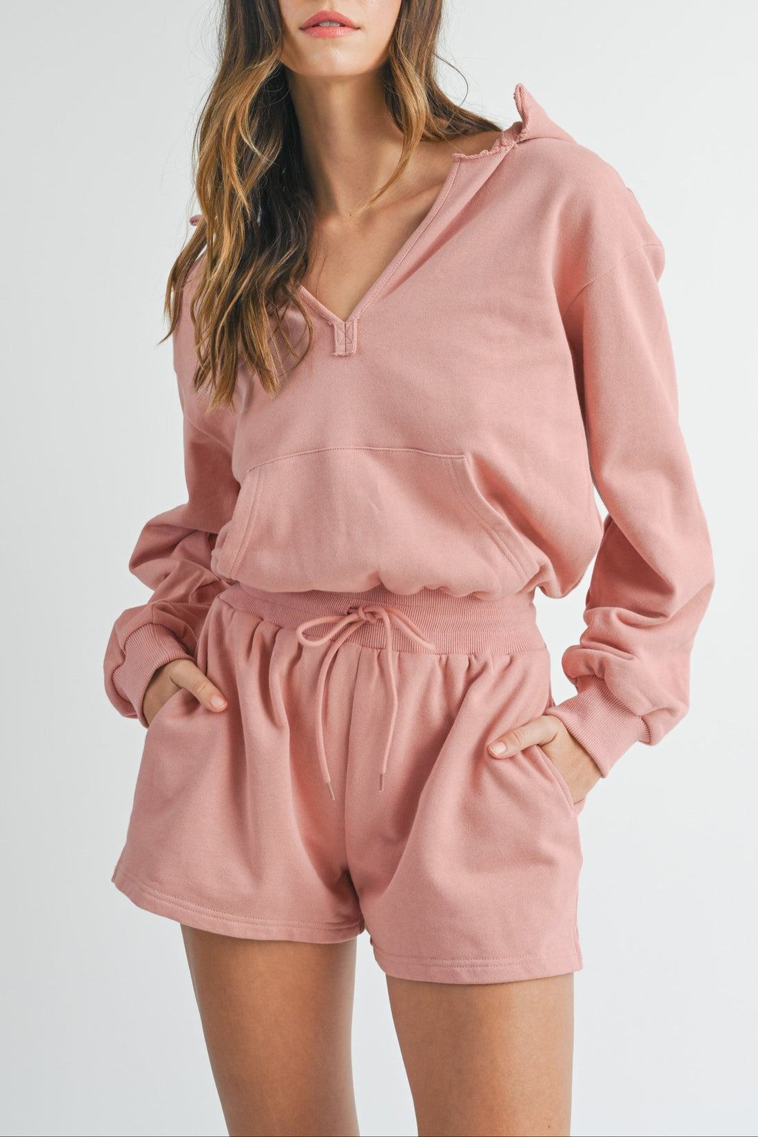Cotton Hooded Romper